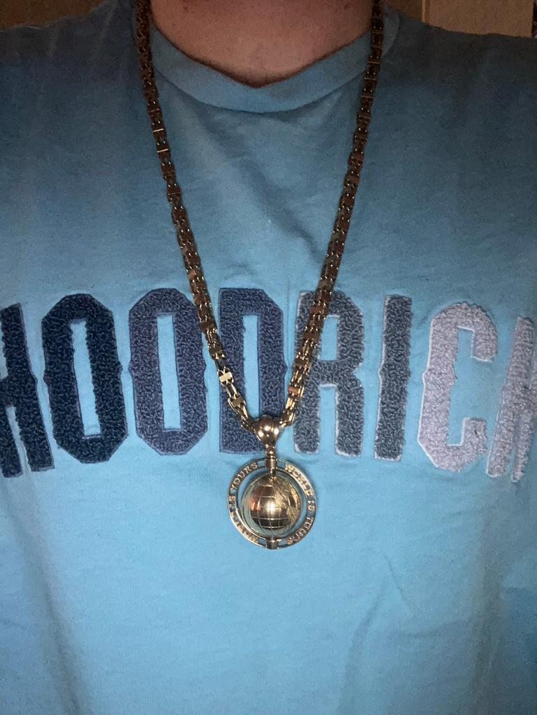 9ct gold cage chain with 10 karat 